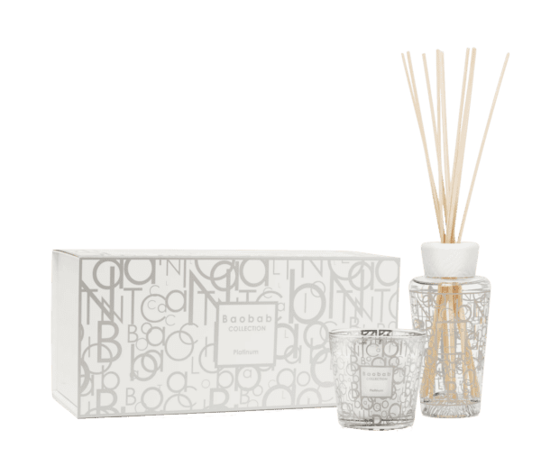 COFFRET BAOBAB - DIFFUSEUR & BOUGIE - PLATINUM